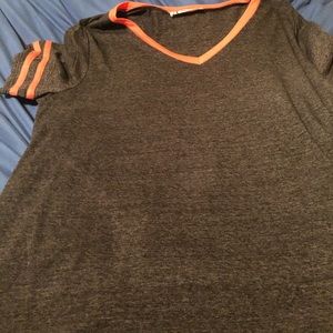 Varsity Striped Top. NWOT